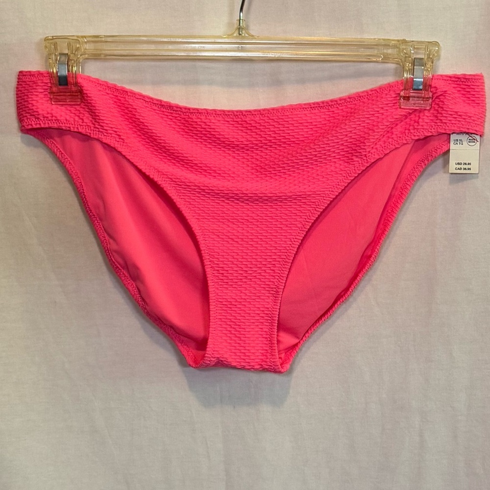 AA-51 Aerie NWT Pink Lined Summer Swim Bikini‎ Bottoms Size XL
